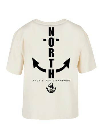 F4NT4STIC Everyday T-Shirt North Anchor with Ladies Everyday Tee in Whitesand