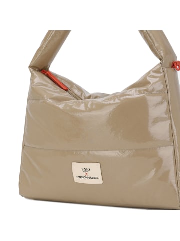 Les Visionnaires Unio Hobo Schultertasche 47 cm taupe