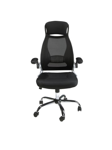 Angel Cerdá Büro-Drehstuhl 4140 in Schwarz / Stahl – (B)66 x (H)62 x (T)117 cm