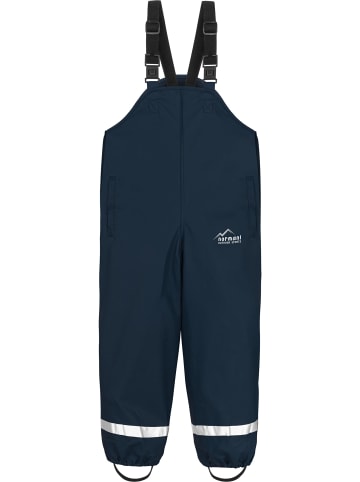 Normani Outdoor Sports Kinder Regenhose mit Hosenträgern Skjolden in Navy