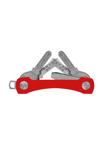 keycabins Schlüsselhalter Aluminium S2 in rot