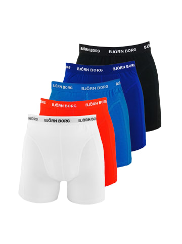 Björn Borg Björn Borg Boxershorts Solid Boxershorts 5er-Pack in multicolor