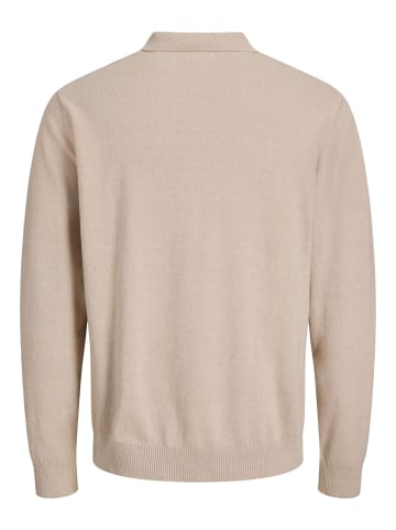 Jack & Jones Gestricktes Polo in Moonbeam