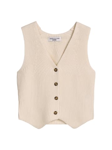 Marc O'Polo DENIM DfC Strickweste regular in Creamy White