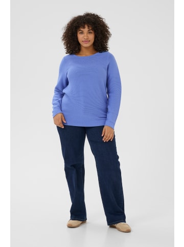 KAFFE curve Strickpullover KCninka in Ultramarine