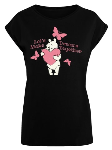 F4NT4STIC T-Shirt Disney Winnie Puuh Let's Make Dreams in schwarz