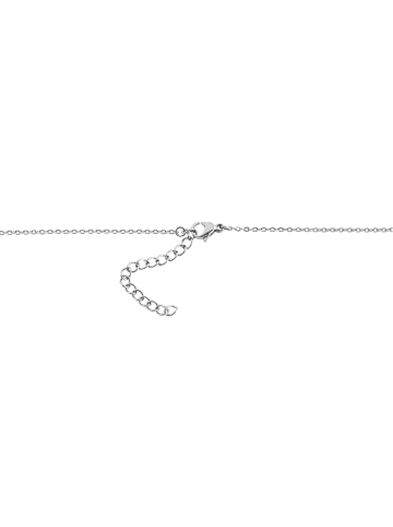 Adeliás Damen Halskette mit Anhänger – aus Edelstahl in silber