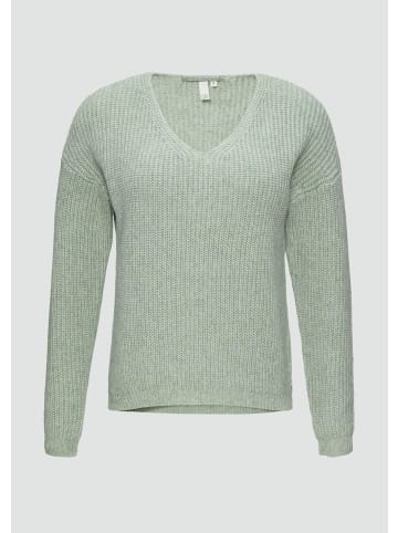 QS Strickpullover in 72W0_salbeigrün