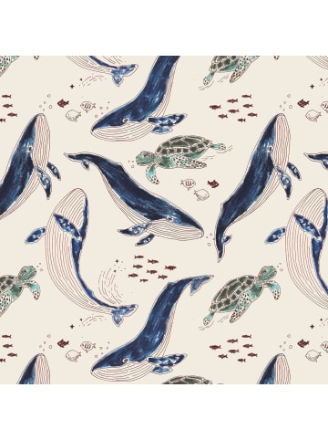 Walkiddy T-Shirt Whales & Sea Turtles - T-Shirt
