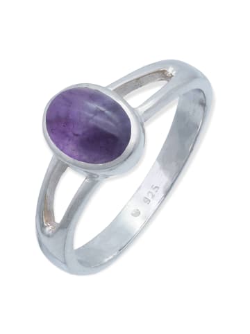 mantraroma 925er Silber - Ringe mit Amethyst