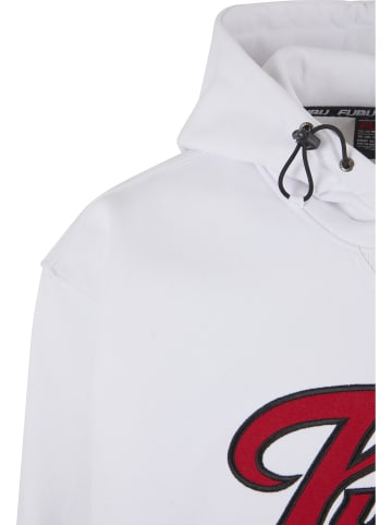 FUBU Sweat & Fleece - Hoodies in white/red