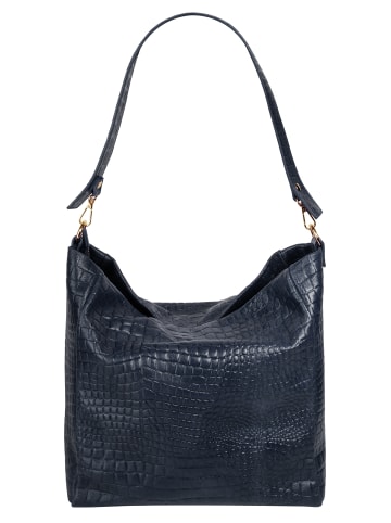 Samantha Look Shopper echt Leder in blau
