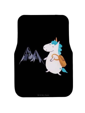 Mr. & Mrs. Panda Fußmatte Auto Einhorn Bergsteiger ohne Spruch in Schwarz