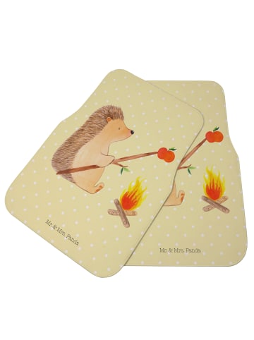 Mr. & Mrs. Panda Automatte Igel Grillen ohne Spruch in Gelb Pastell