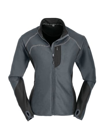 Maul Sport Stretch-Fleecejacke Wasserkuppe in Dunkelgrau