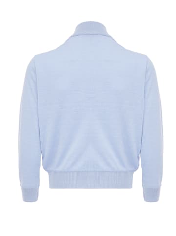 celocia Damen Cardigan in Hellblau Melange
