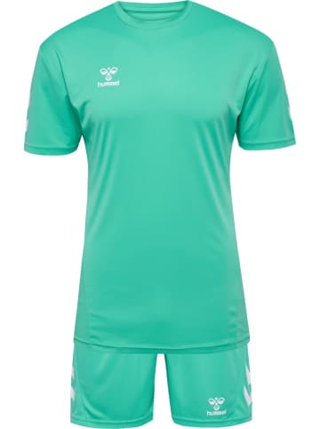 Hummel Trainingsanzug "Hmllogo Set" in Blau