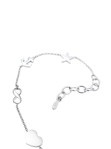 Elli Armband 925 Sterling Silber Anker, Herz, Infinity, Kreuz, Sterne, Stern in Silber