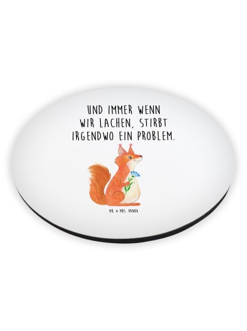 Mr. & Mrs. Panda magnet Eichhörnchen Blume mit Spruch in Weiß