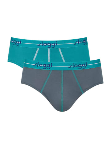 Sloggi Slip Blue Start in TURQUOISE - LIGHT COMBINATION