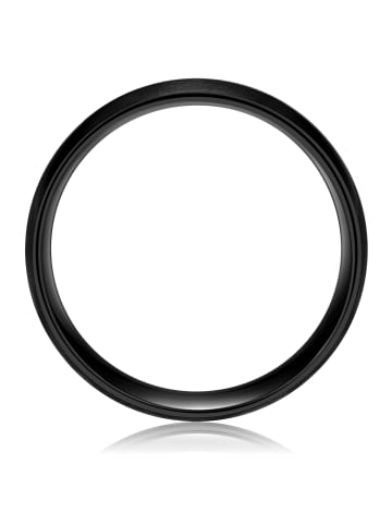 True Rebels Ring aus Edelstahl in schwarz