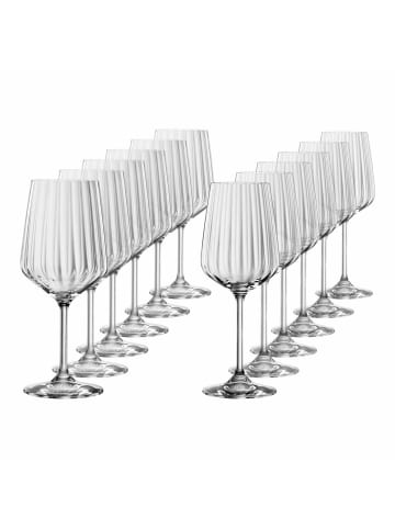 Spiegelau 12er Set Rot- und Weißweingläser Lifestyle transparent in transparent