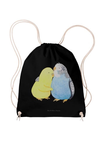 Mr. & Mrs. Panda wander rucksack Wellensittich Liebe ohne Spruch in Schwarz