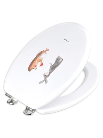 Mr. & Mrs. Panda Klo-Deckel Hase Igel ohne Spruch in Weiß