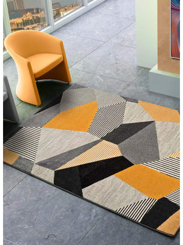 Atticgo Kurzflor-Teppich GLADYS in grau