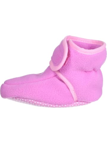 Playshoes Kinder Krabbelschuh "Fleece-Krabbelschuhe" in Pink