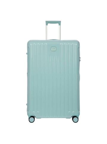 BRIC`s Positano - 4-Rollen-Trolley XL 82 cm erw. (emerald green) in light blue