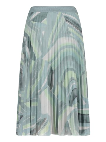 Betty Barclay Plisseerock mit Gummizug in Mint/Green