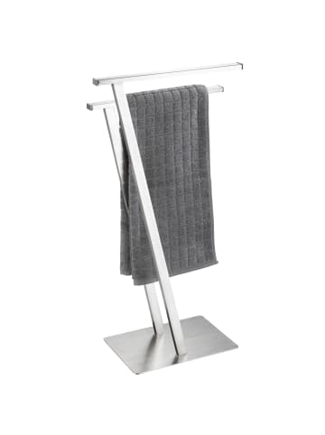 Wenko Handtuchständer LIRIO in Silbern, (B) 20 x (H) 76 x (L) 40 cm