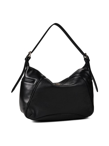 Mandarina Duck Daisy Schultertasche Leder 26 cm in nero