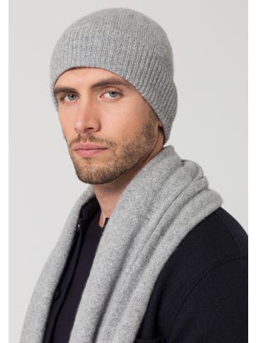 Style Republic Kaschmir-Herren Sports Beanie in light grey melange