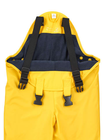 Sterntaler Regenhose gefüttert uni in gelb
