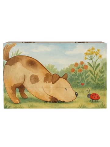 Mr. & Mrs. Panda Box Hund Marienkäfer Design ohne Spruch in Weiß