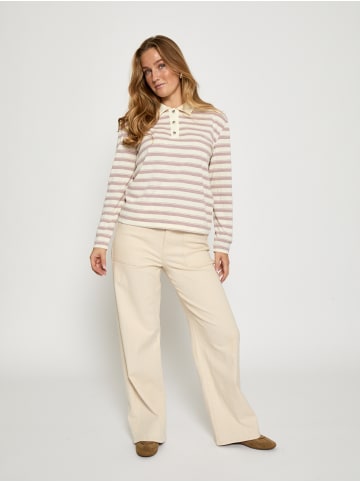 Peppercorn T-Shirt in Mauve Mist Rose Stripe