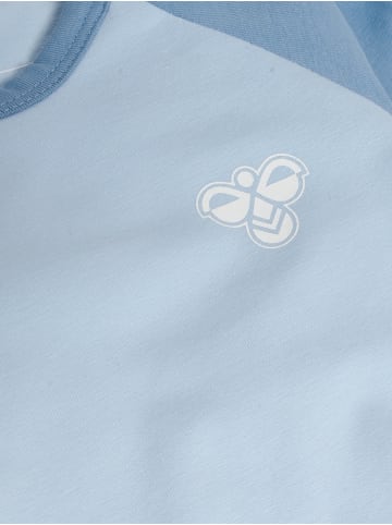 Hummel Kinder Langarmbody "Mini Raglan Body Longsleeve Bee" in Blau