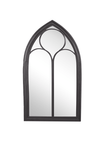Beliani Wandspiegel TRELLY in Schwarz - (W) 62 x (H) 113 x (L) 5 cm