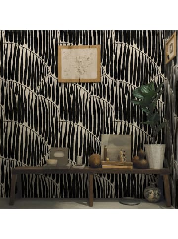WALLPAPERS4BEGINNERS Tapete Abstrakt in Schwarz - (W) 200 × (L) 280 cm