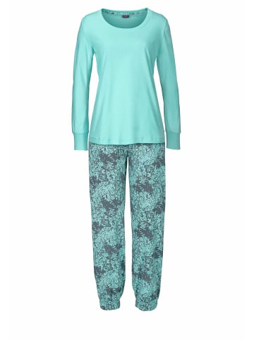 Buffalo Pyjama in mint-gemustert