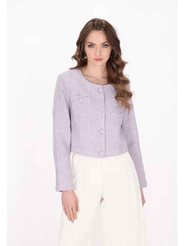 DreiMaster Women Blazer in light lavender glitter
