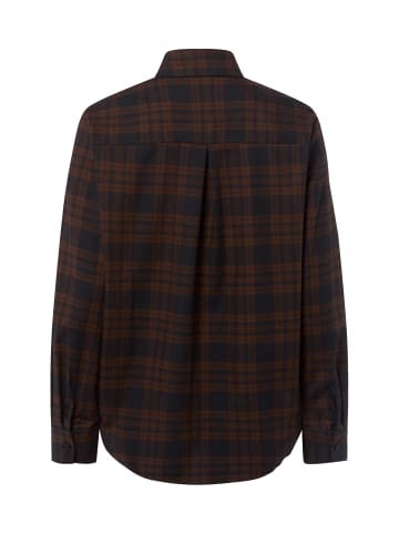 Marie Lund Bluse in marine schoko - 0002