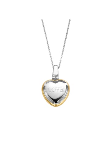 Ti Sento Milano Kette The Sparkling Heart Pendant in bicolor