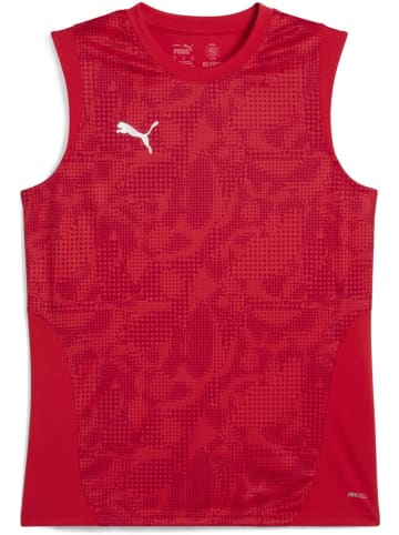 Puma Sportshirt "TeamCUP Training Sleeveless Jersey" in Rot