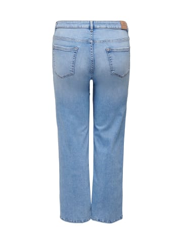 ONLY Carmakoma Curvy Wide Fit Jeans Plus Size Stretch Denim Hose in Hellblau