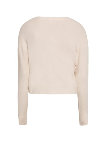 NAEMI Damen Cardigan in Hellbeige Melange