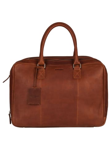 Burkely Antique Avery Worker - Aktentasche 15.6'' 42 cm in cognac