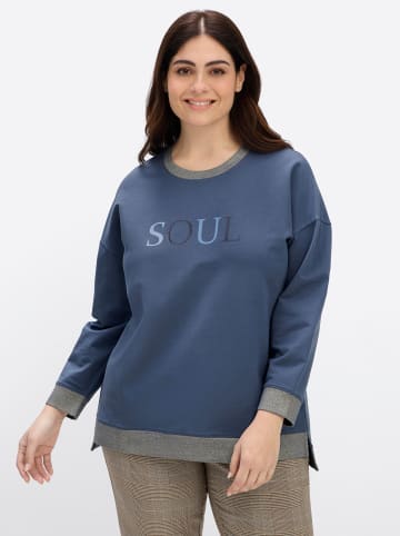 sheego Sweatshirt in rauchblau